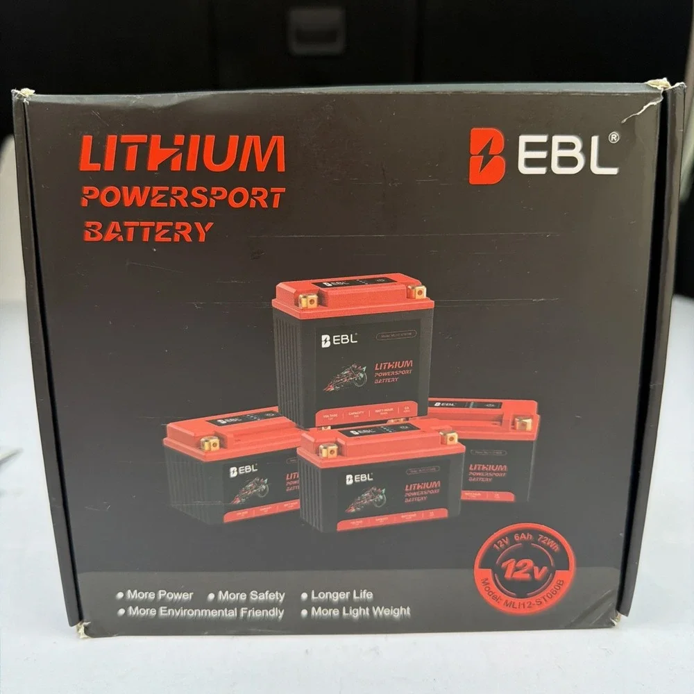EBL lithium ytz10s